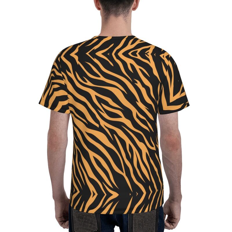 3D Print Cool Tiger Men's Short Sleeve T Shirt