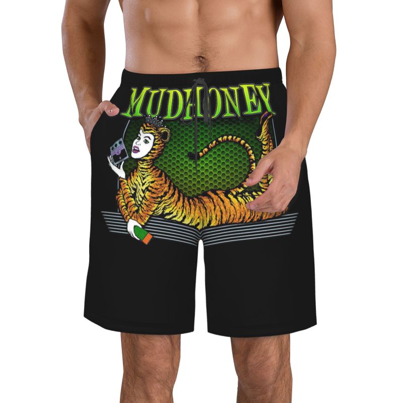 Men Swim Mudhoney Shorts Beach Pants Swim Trunks Swimwear