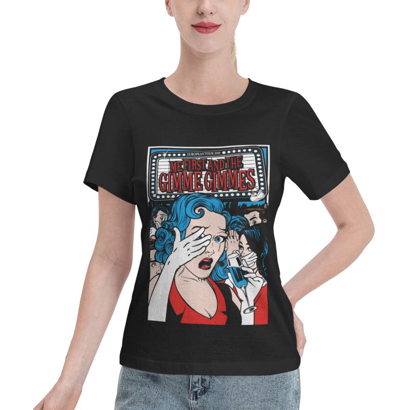 Me First and The Gimme Gimmes Women T Shirt Short Sleeve