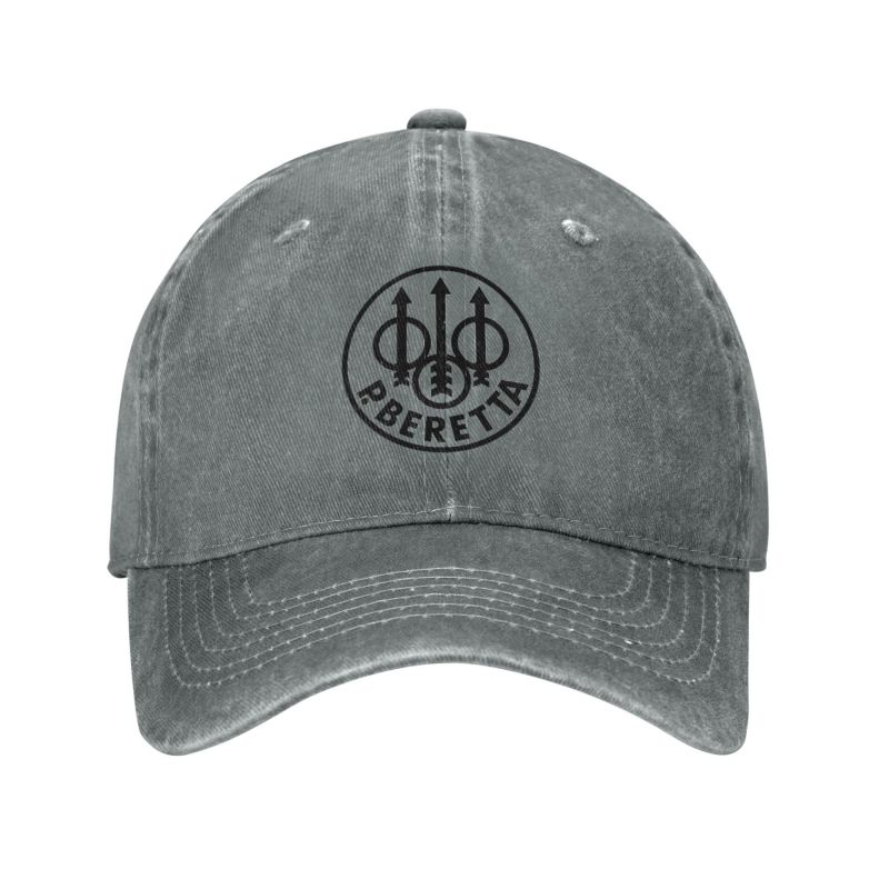 Men Women Beretta Baseball Cap Adjustable Sport Military Gun Lover Dad Hat