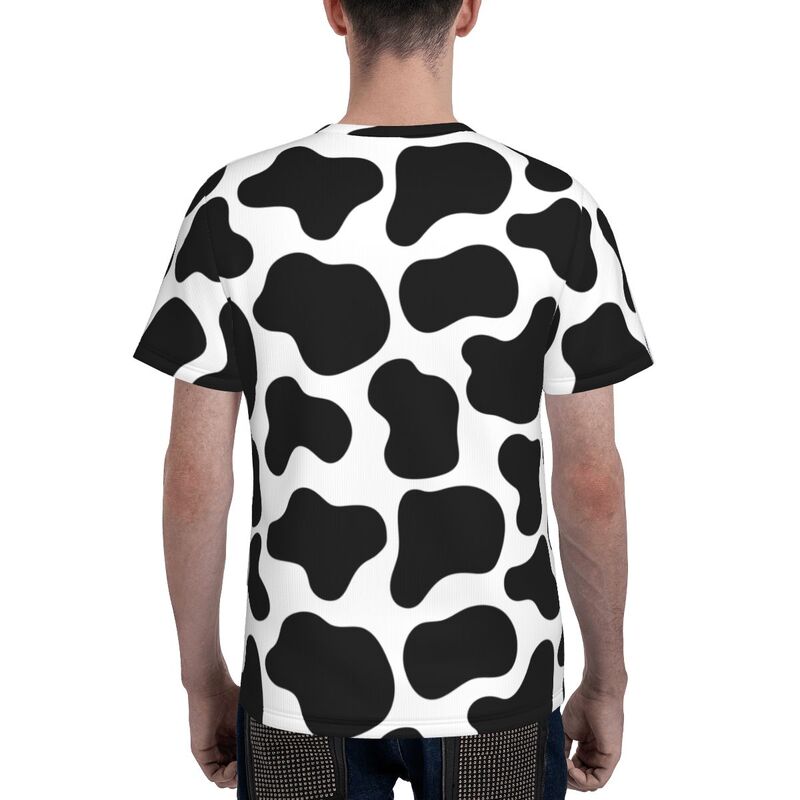 3D Print Cow Men's Short Sleeve T Shirt