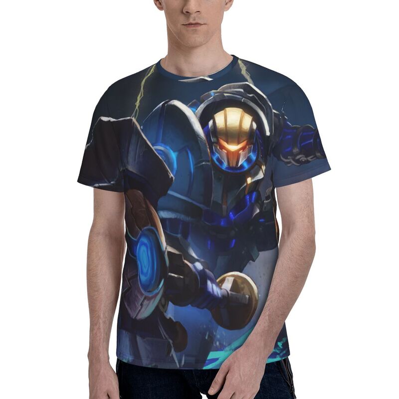 Jayce Men's Short Sleeve T Shirt Full 3D printed