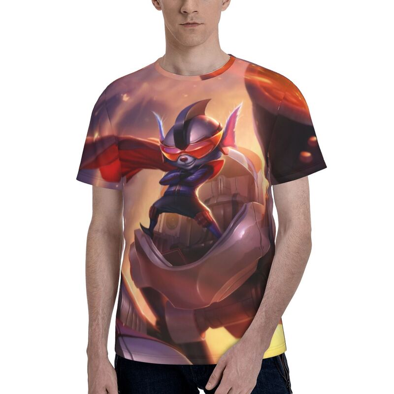 Rumble Men's Short Sleeve T Shirt Full 3D printed