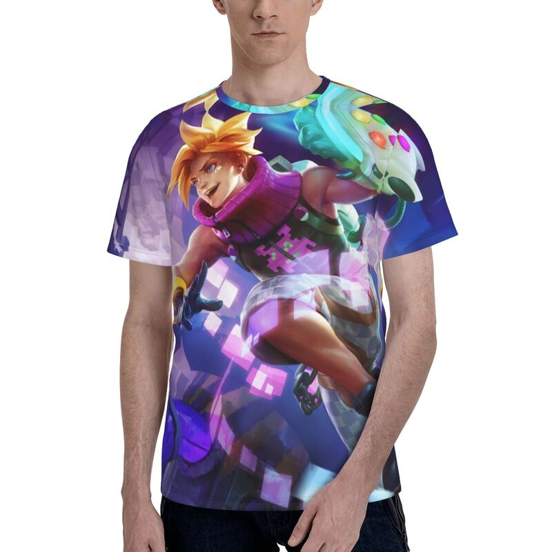 Ezreal Men's Short Sleeve T Shirt Full 3D printed