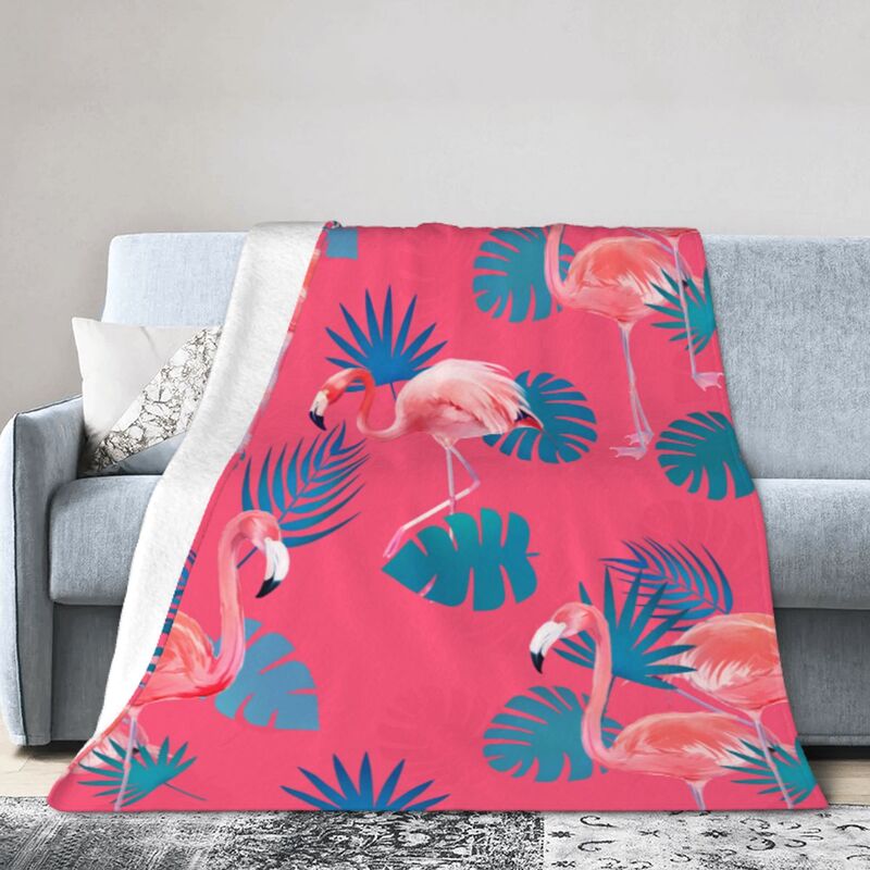 Pink flamingo 2024 throw blanket