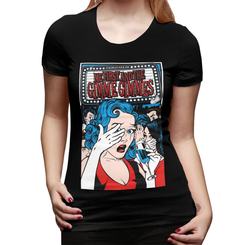 Me First and The Gimme Gimmes Women T Shirt Short Sleeve