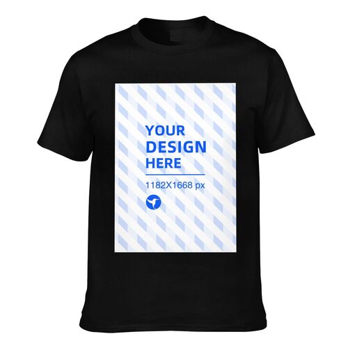 Men's short sleeve T-shirt blank