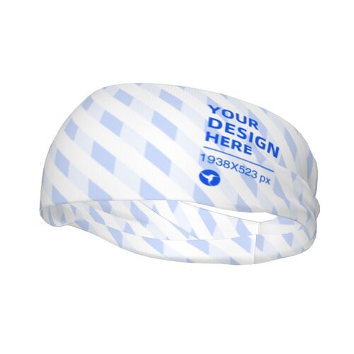 Sports sweatband blank