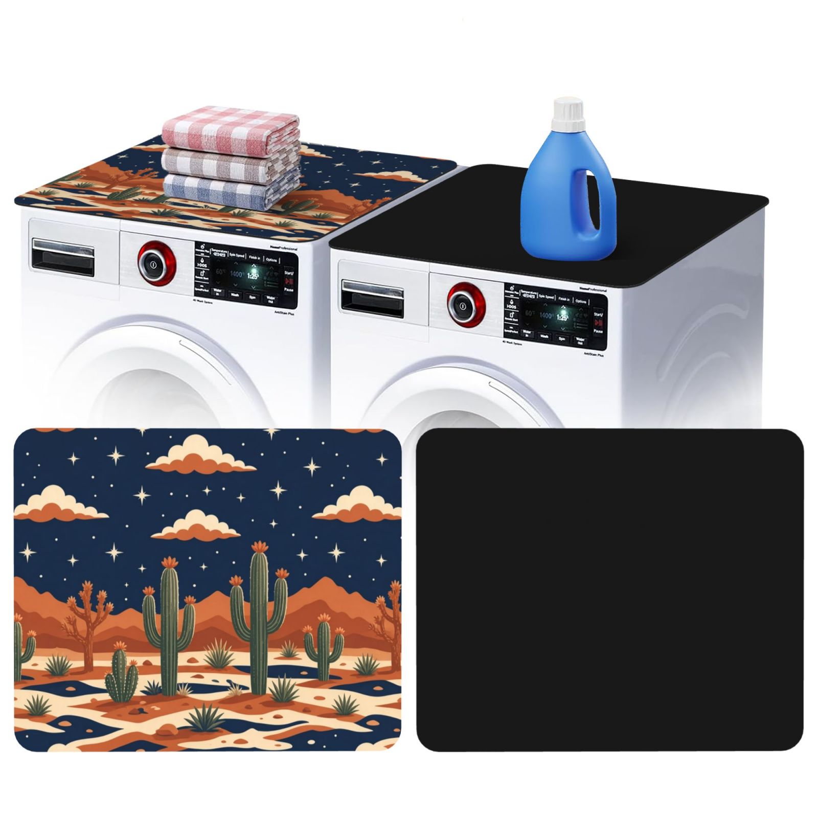 cactusstar_pad_2481x2087 Washing machine dust cover 2 pcs