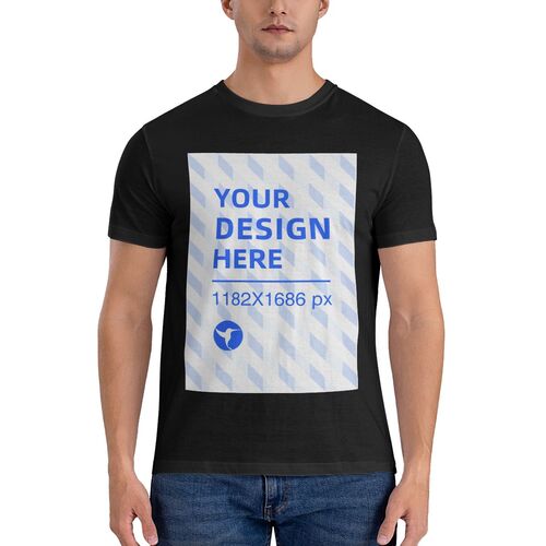 Men's short sleeve t-shirt blank