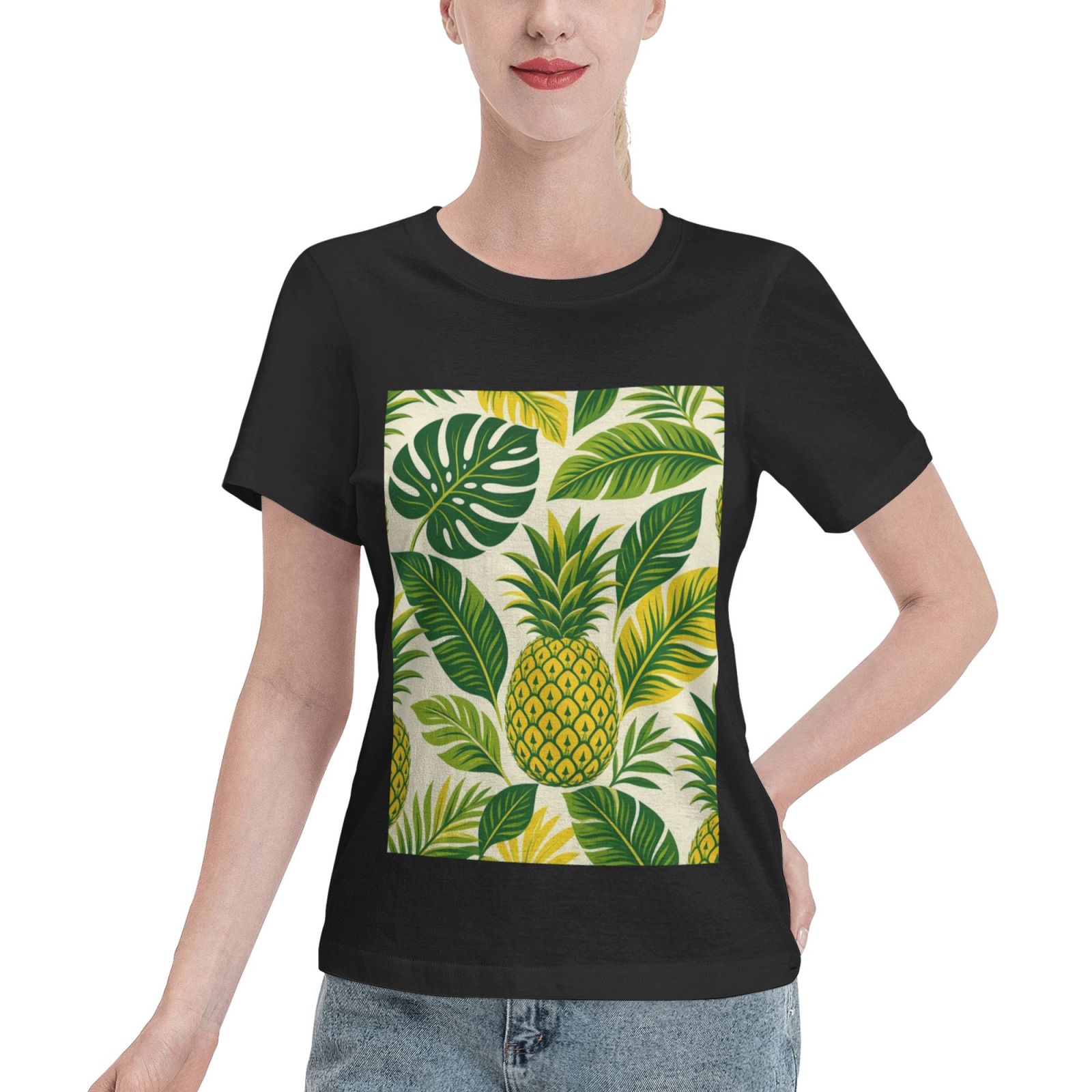 pineapple2_tee_1103x1497 Women's Basic Short Sleeve T-Shirt