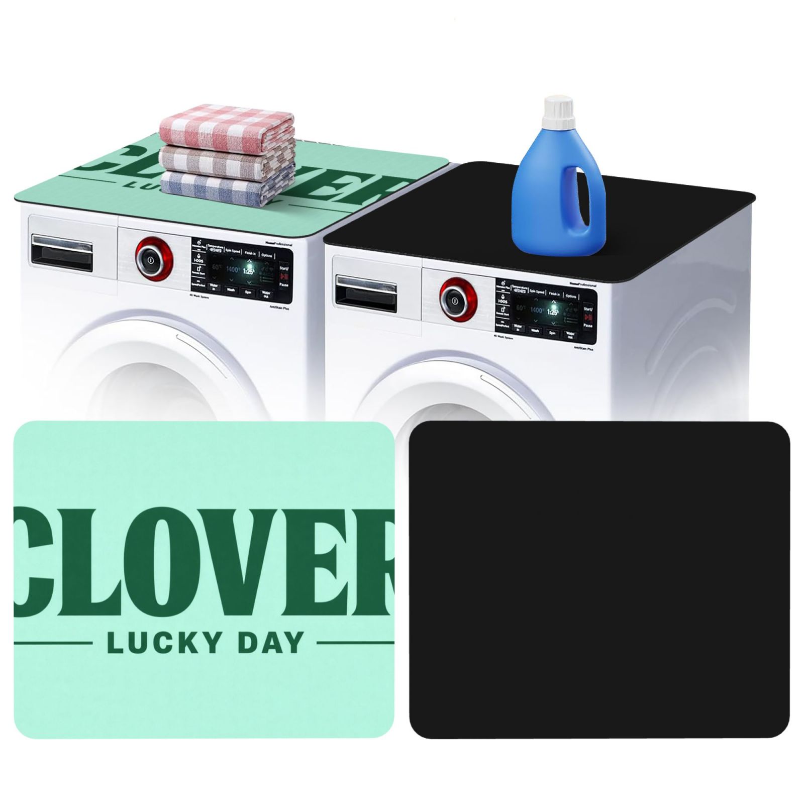 clover_pad_2481x2087 Washing machine dust cover 2 pcs
