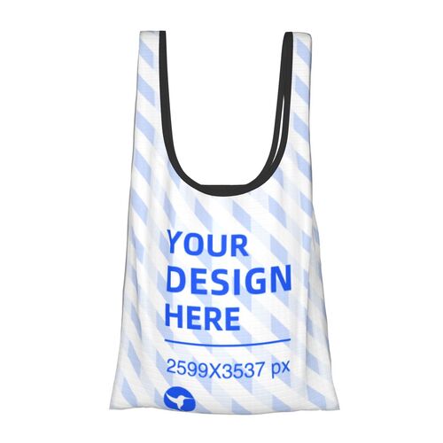Fold eco-friendly shopping bags blank