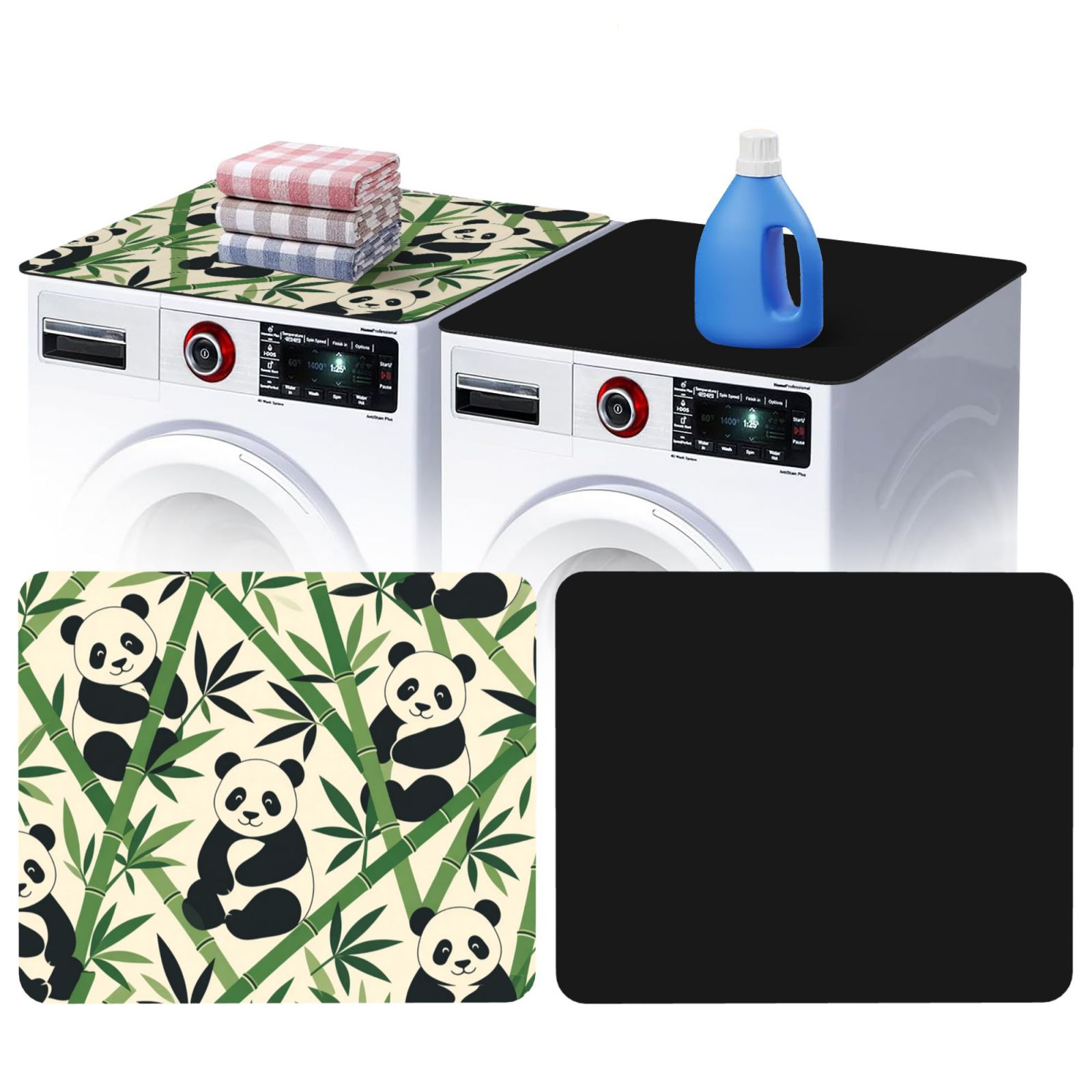 panda_pad_2481x2087 Washing machine dust cover 2 pcs