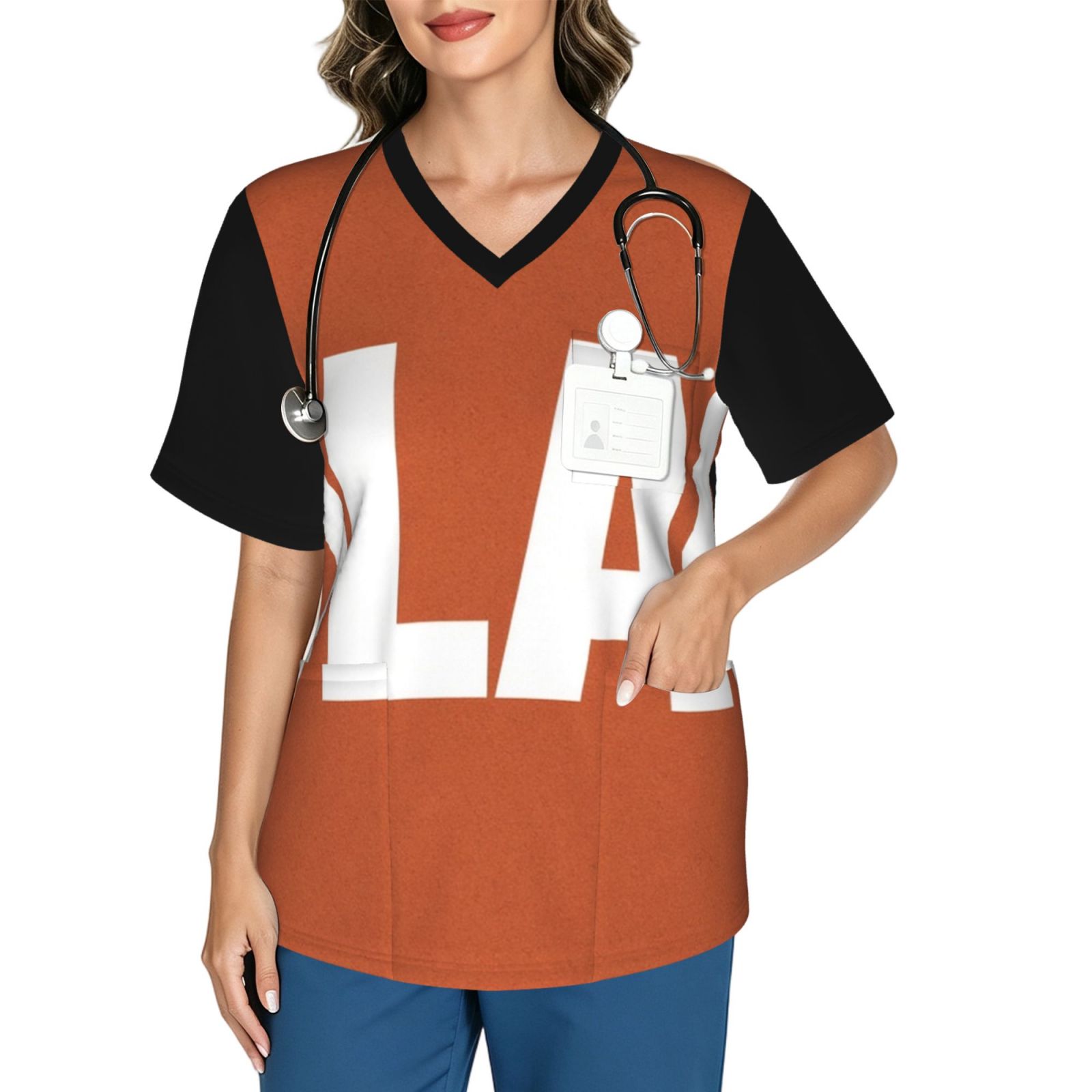 solace_scrub_2496x2991 Women's V neck scrub top